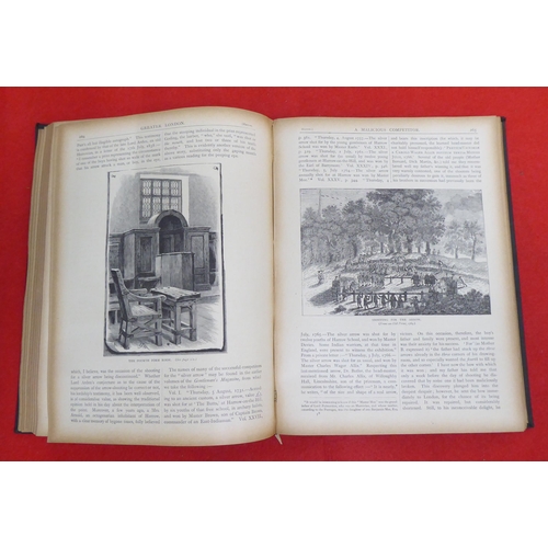 216 - Books: 'Greater London' by Edward Walford  1898, in two volumes