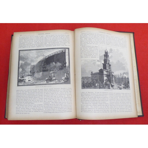 216 - Books: 'Greater London' by Edward Walford  1898, in two volumes