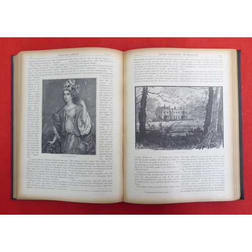 216 - Books: 'Greater London' by Edward Walford  1898, in two volumes