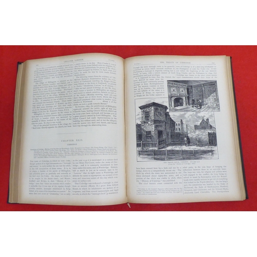 216 - Books: 'Greater London' by Edward Walford  1898, in two volumes