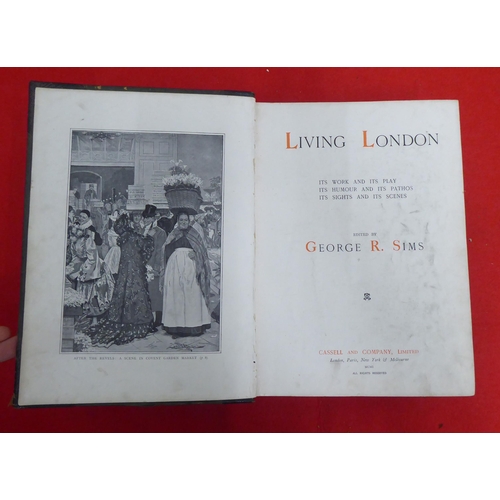 217 - Book: 'Living London'  edited by George R Sims  1901, in one volume