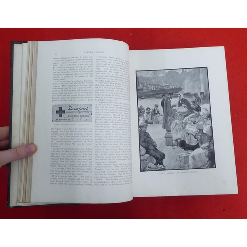 217 - Book: 'Living London'  edited by George R Sims  1901, in one volume