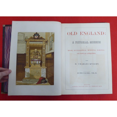 218 - Book: 'Old England'  edited by Charles Knight, volume two only