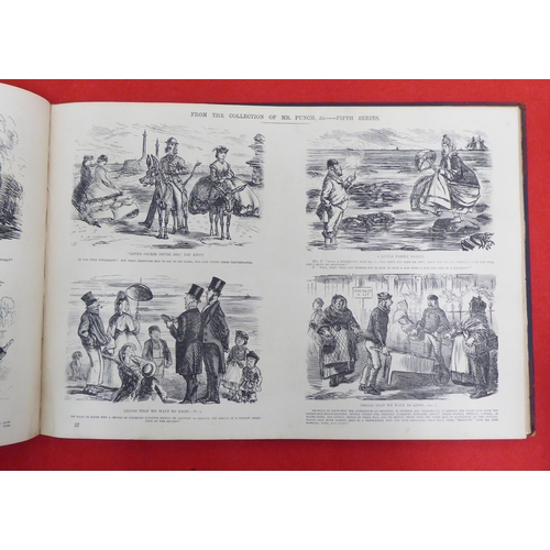 222 - Book: 'Picture of Life and Characters' by John Leech, from the Collection of Punch  Fifth Series  18... 