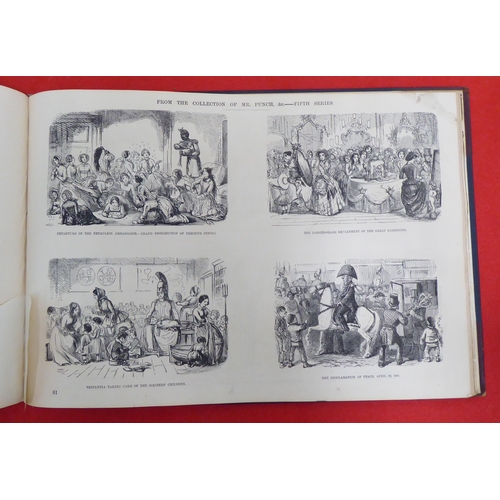 222 - Book: 'Picture of Life and Characters' by John Leech, from the Collection of Punch  Fifth Series  18... 