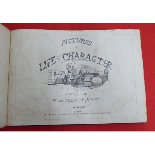 222 - Book: 'Picture of Life and Characters' by John Leech, from the Collection of Punch  Fifth Series  18... 