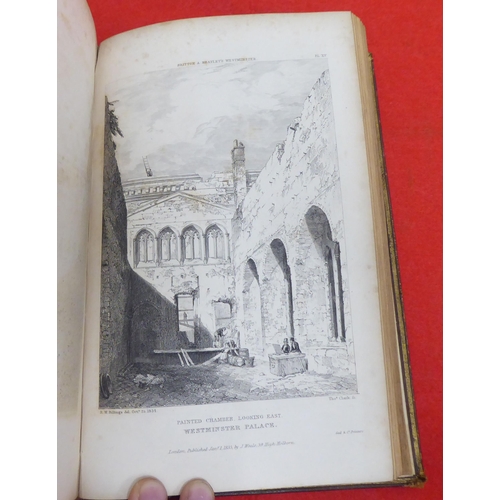 224 - Book: 'The History of the Ancient Palace and Lake Houses of Parliament at Westminster' by Edward Bra... 