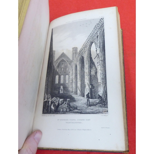 224 - Book: 'The History of the Ancient Palace and Lake Houses of Parliament at Westminster' by Edward Bra... 