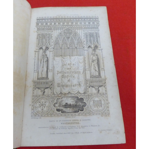 224 - Book: 'The History of the Ancient Palace and Lake Houses of Parliament at Westminster' by Edward Bra... 