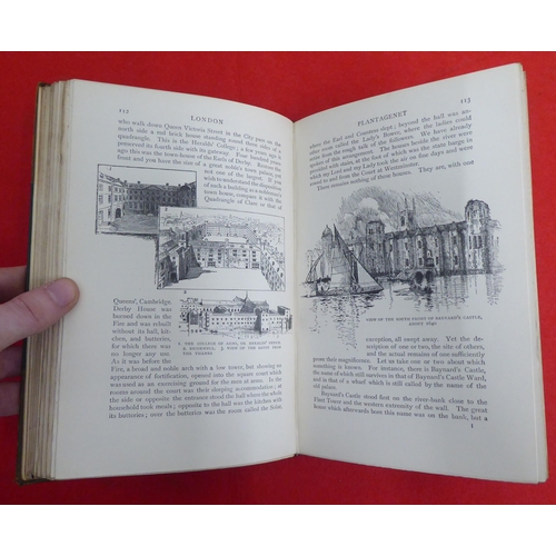 225 - Books: 'London' by Walter Besant  New Edition  1904; 'Westminster'  1897; and 'South London'  1901