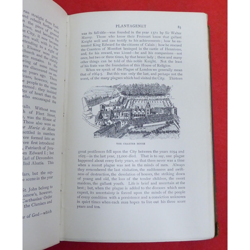 225 - Books: 'London' by Walter Besant  New Edition  1904; 'Westminster'  1897; and 'South London'  1901