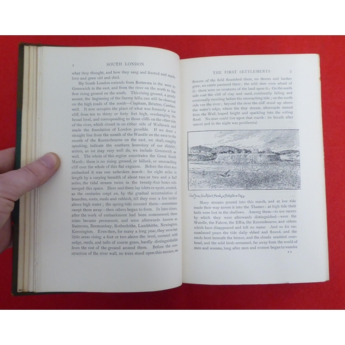 225 - Books: 'London' by Walter Besant  New Edition  1904; 'Westminster'  1897; and 'South London'  1901