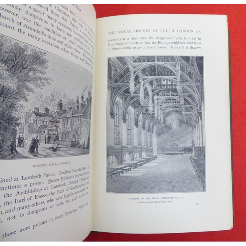 225 - Books: 'London' by Walter Besant  New Edition  1904; 'Westminster'  1897; and 'South London'  1901