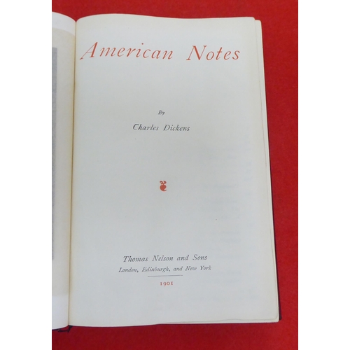 226 - Book: 'New Century Library, American Notes' by Charles Dickens  1901, in one volume