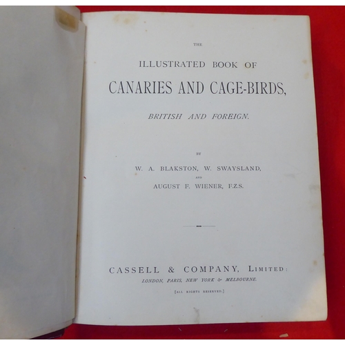 27 - Book: 'The illustrated Book of Canaries and Cage-Birds, British and Foreign' by WA Blakston, W.Sways... 