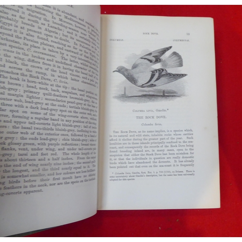 40 - Books: 'A History of British Birds' by William Yarrell  Fourth Edition  1874, in four volumes