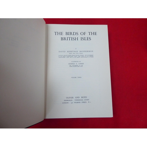 52 - Books: 'The Birds of the British Isles' by David Armitage, illustrated by George E Lodge, in twelve ... 