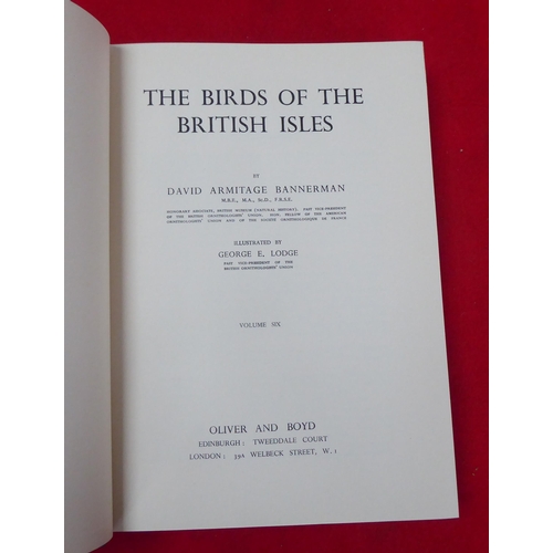 52 - Books: 'The Birds of the British Isles' by David Armitage, illustrated by George E Lodge, in twelve ... 