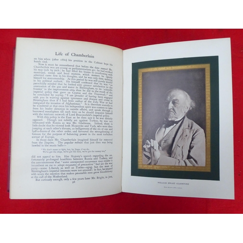 61 - Books: 'The Life of the Right Honourable Joseph Chamberlain' by Louis Creswicke, in four volumes