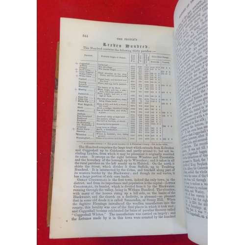 62 - Book: 'The People History of Essex' by DW Coller  1861, in one volume