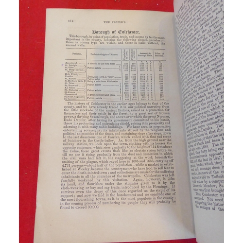 62 - Book: 'The People History of Essex' by DW Coller  1861, in one volume