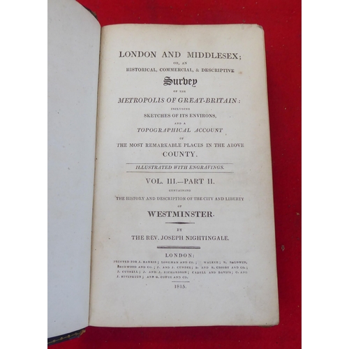 64 - Books: 'To the Right Honourable, The Lord Mayor of the City of London'  circa early 19thC, in four v... 