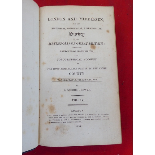 64 - Books: 'To the Right Honourable, The Lord Mayor of the City of London'  circa early 19thC, in four v... 