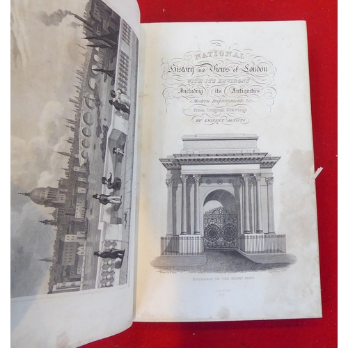 66 - Books: 'History and Views of London' edited by CF Partington Esq, in two volumes