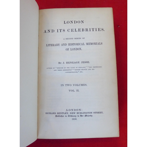 68 - Books: 'Literacy and Historical Memorials of London'  1847, in four volumes