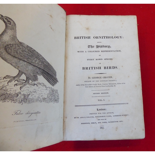 70 - Book: 'British Ornithology' by George Graves  Second Edition, Volume One  1821