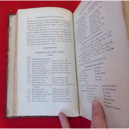 72 - Books: 'The History of the County of Gloucester' by Rev. Thomas Rudge  1803, in two volumes