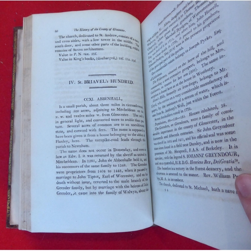 72 - Books: 'The History of the County of Gloucester' by Rev. Thomas Rudge  1803, in two volumes