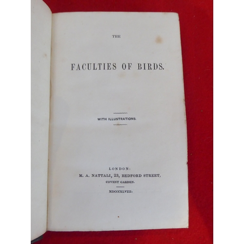 73 - Six books, birds, eggs and similar, mainly 19thC: to include works by HG Adams