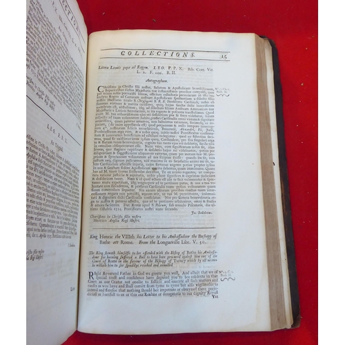 75 - Book: 'Life of Cardinal Wolsey'  1726, in one volume