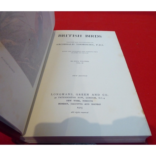 8 - Books: 'British Birds' written and illustrated by Archibald Thorburn, published by Longmans, Green &... 