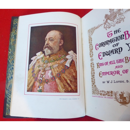 81 - Book: 'The Coronation Book of Edward VII' by WJ Loftie, in one volume