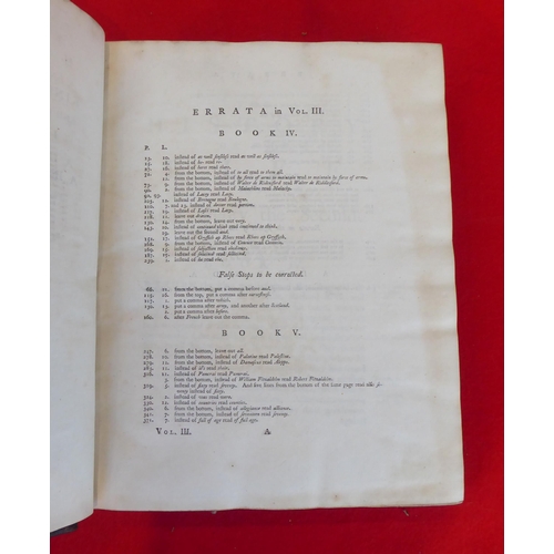 85 - Books: 'History of Henry II' by George Lord Lyttelton'  1767, in three volumes