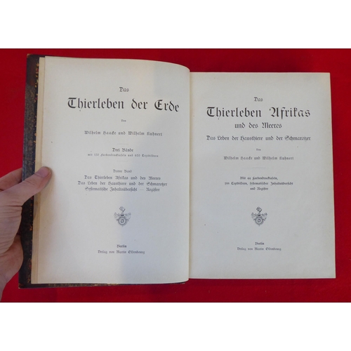 86 - Book: 'Des Thierleben Europas' in three volumes