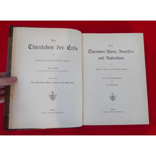 86 - Book: 'Des Thierleben Europas' in three volumes