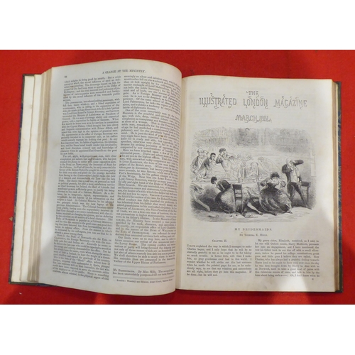 90 - Books: 'The Illustrated London Magazine Monthly Journal' edited by Richard Brinsley Knowles Esq  185... 