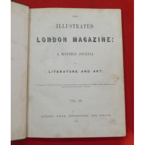 90 - Books: 'The Illustrated London Magazine Monthly Journal' edited by Richard Brinsley Knowles Esq  185... 