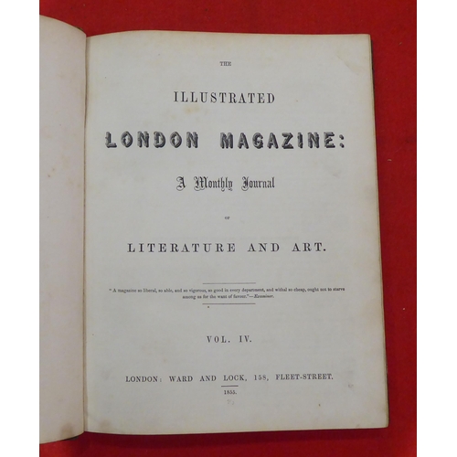 90 - Books: 'The Illustrated London Magazine Monthly Journal' edited by Richard Brinsley Knowles Esq  185... 