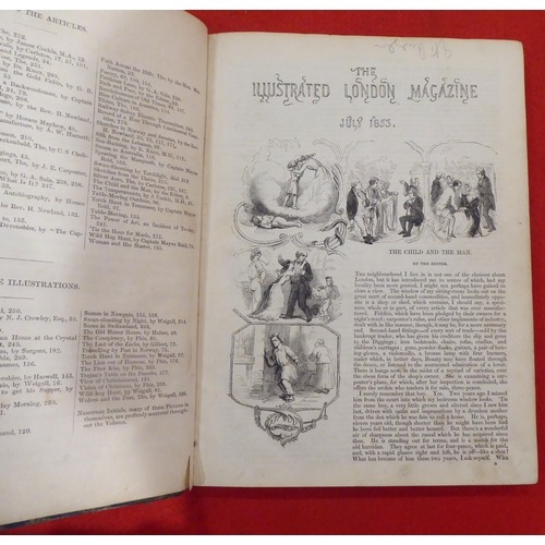 90 - Books: 'The Illustrated London Magazine Monthly Journal' edited by Richard Brinsley Knowles Esq  185... 