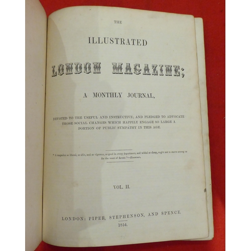 90 - Books: 'The Illustrated London Magazine Monthly Journal' edited by Richard Brinsley Knowles Esq  185... 