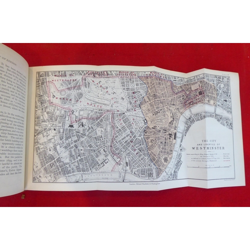 95 - Books: 'A History of London' by WJ Loftie  1883, in two volumes