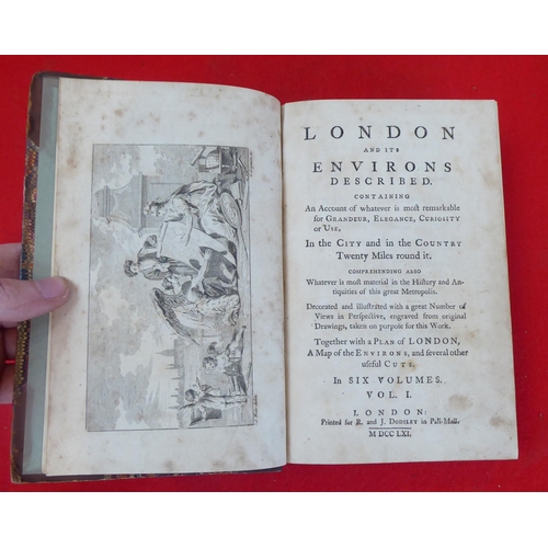 96 - Books: 'London and its Environs'  1761, in three volumes