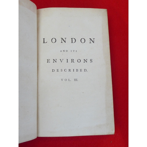 97 - Books: 'London and its Environs'  1761, in six volumes