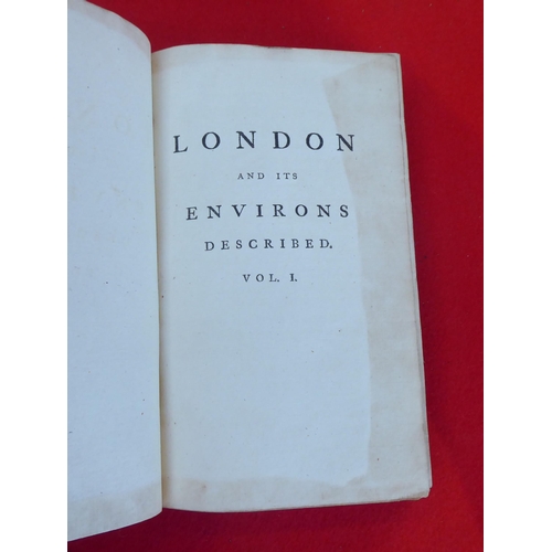 97 - Books: 'London and its Environs'  1761, in six volumes