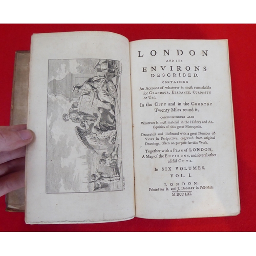 97 - Books: 'London and its Environs'  1761, in six volumes