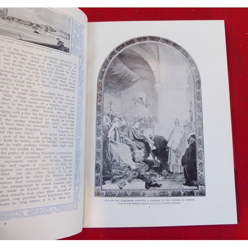 98 - Books: 'London Town, Past and Present' by WW Hutchings, in four volumes